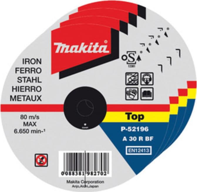 Makita CONF.50 Dischi per Ferro 115 x 1 x 22 - 2