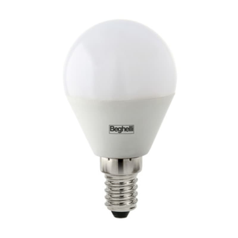 LED Sfera E14 5W 56813 Naturale 4000K* Plast Beghelli 10 Pezzi - 2