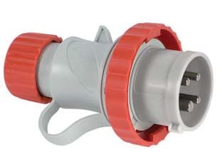 Spina Industriale Volante Rossa 3P+N+T IP67 16A Rosso 70165 V 2 Pezzi - 2