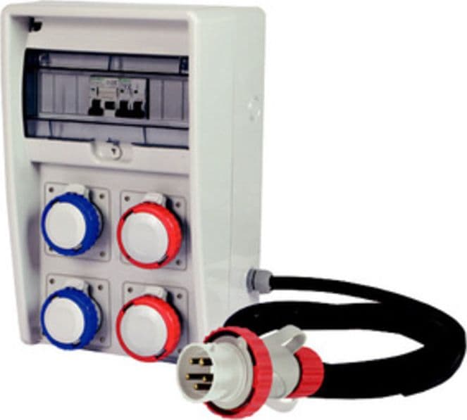 Quadro 2P 220V e 2P 380V Spina IP65 Fme 74.321 Fanton - 2