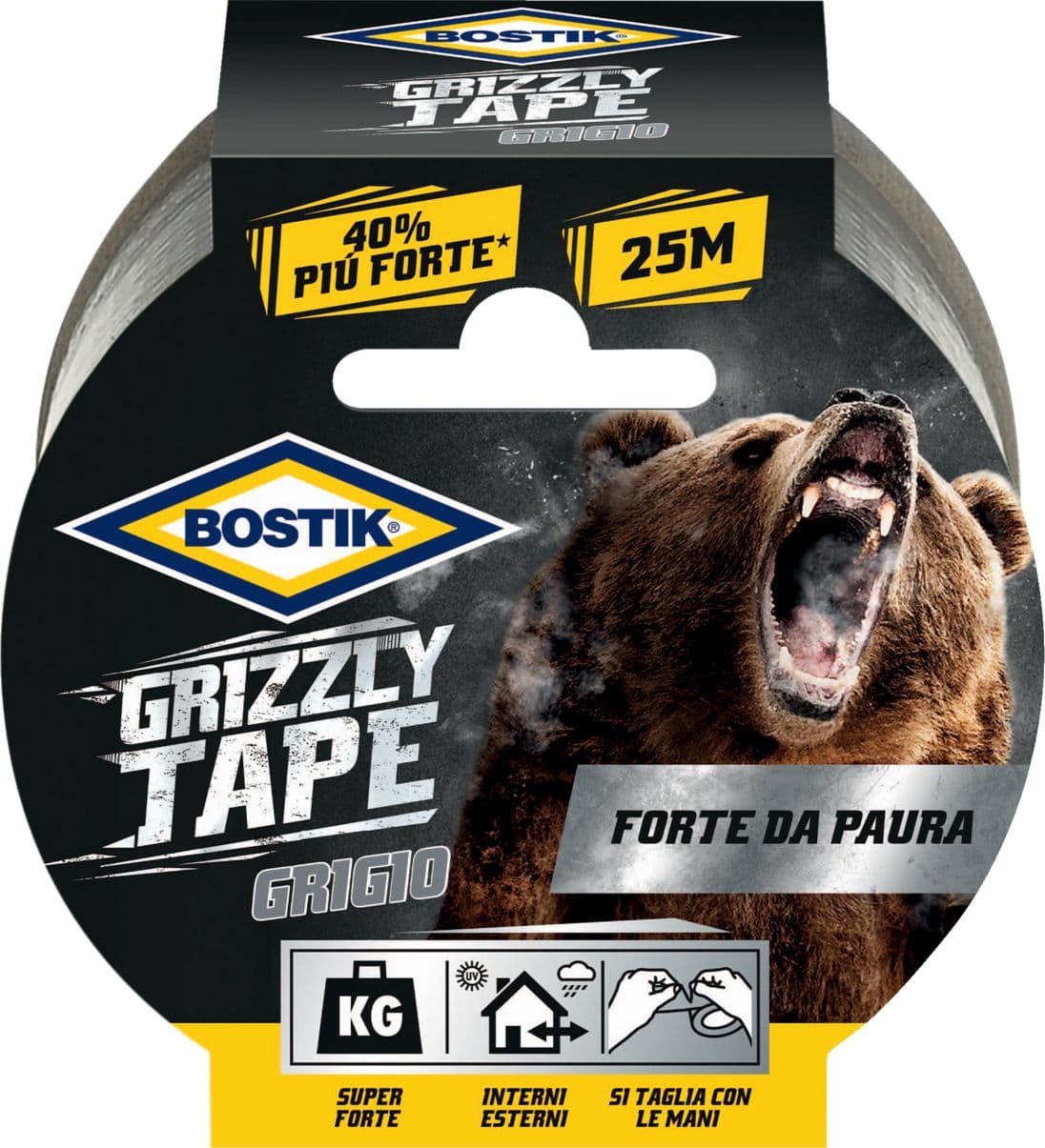 Nastro Grizzly 5 cm x 25 m Bostik 6 Pezzi - 2