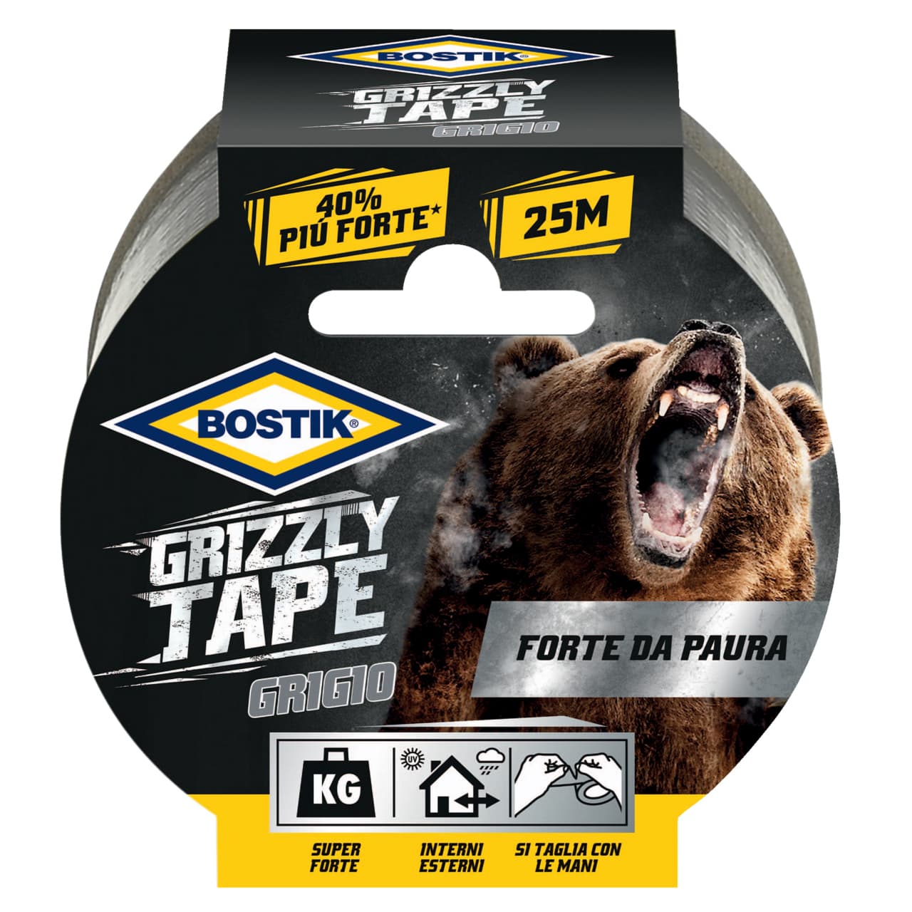 Nastro Grizzly 5 cm x 25 m Bostik 6 Pezzi - 2
