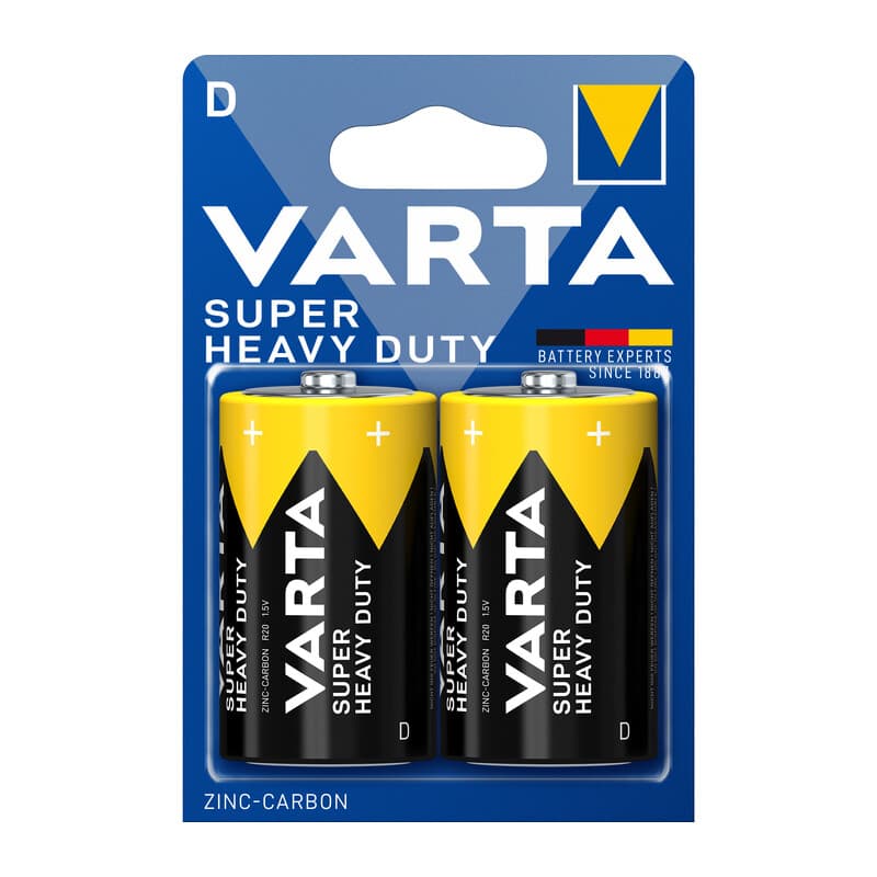Varta Batt Superlife Zinco Torcia Bl 12 Confezioni - 2