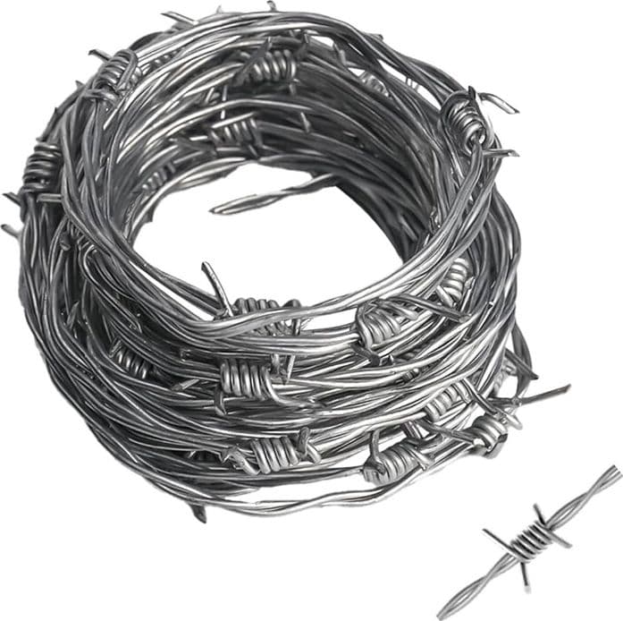 Filo Zincato Spinato 1.6 mm 100MT 1 Rotoli - 2