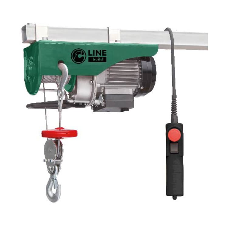 Paranco a Fune Elettrico 450W 100 x 200 kg 12M - 2