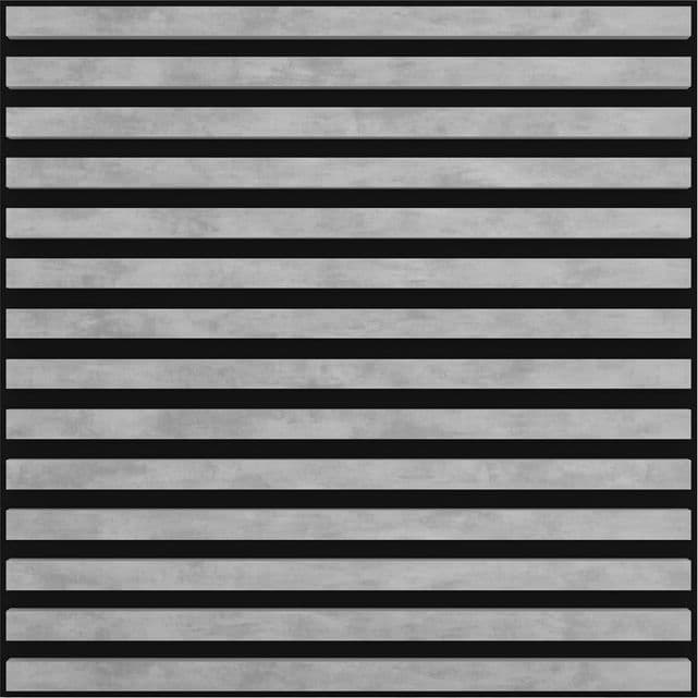 Pannello Fonoassorbente Argento 60 x 1,8 x 60 cm 4 Pezzi - 2