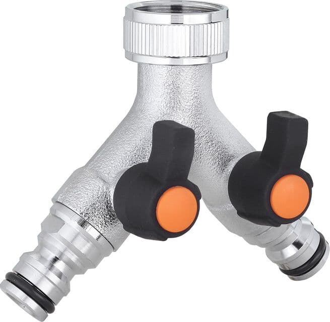 Presa Rubinetto a Due Vie Regolabili Metal 9602 – Idroweb