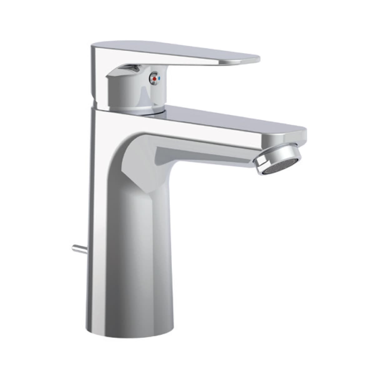 Rubinetto Miscelatore Monocomando Lavabo Prolungato Cromato Scarico 1¼ PAF - 2