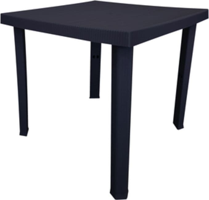 Tavolo Resina Figaro 80 x 80XH72 Cm Antracite - 2