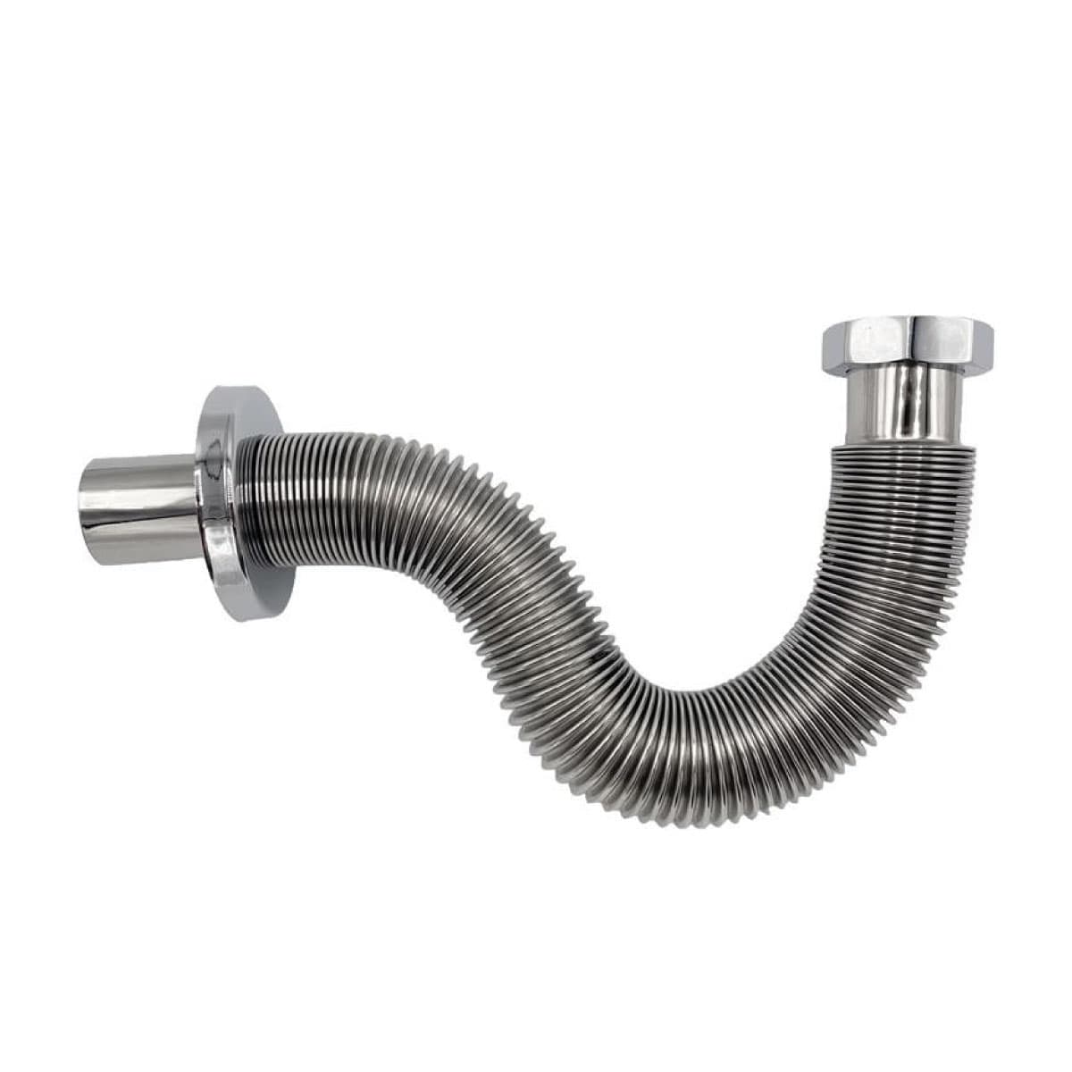 Sifone Scarico in Acciaio Flessibile ED Estensibile per Lavabo 1¼ Ø 32 HID - 2