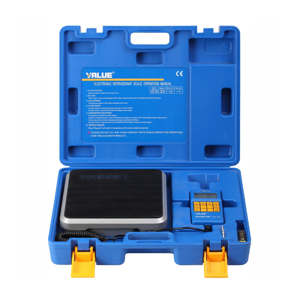 BILANCIA ELETTRONICA PER GAS REFRIGERANTI 100KG - 100 KG  - GER - 2