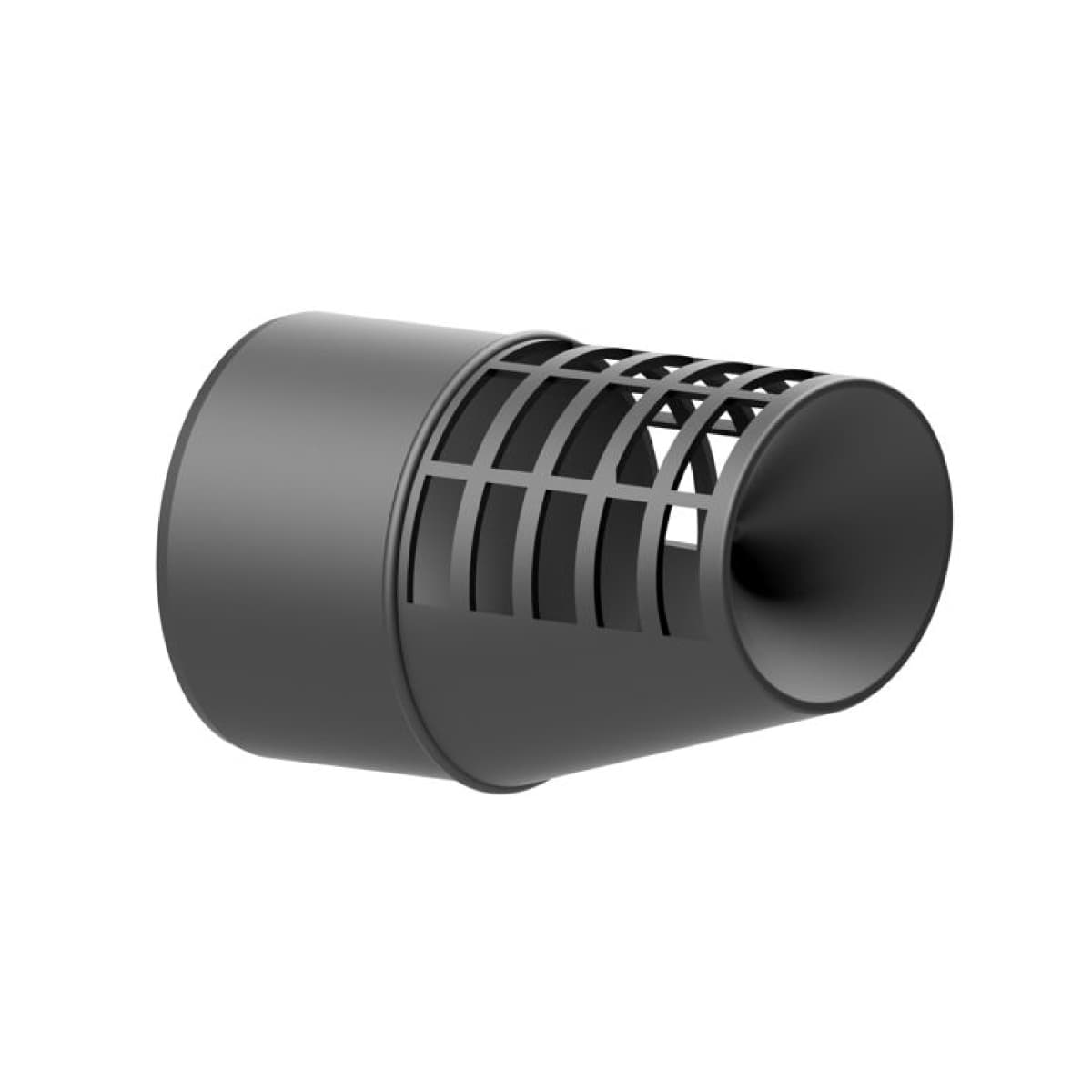 Terminale Scarico Fumi Ø 80 Nero Sistema Antigoccia Antifumo COV - 2