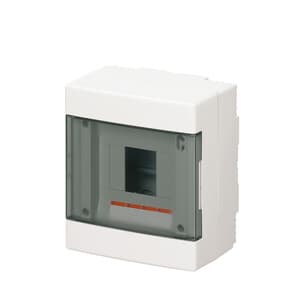 Centralino da Parete IP40 Bianco 4 Mod Porta Fume - 2
