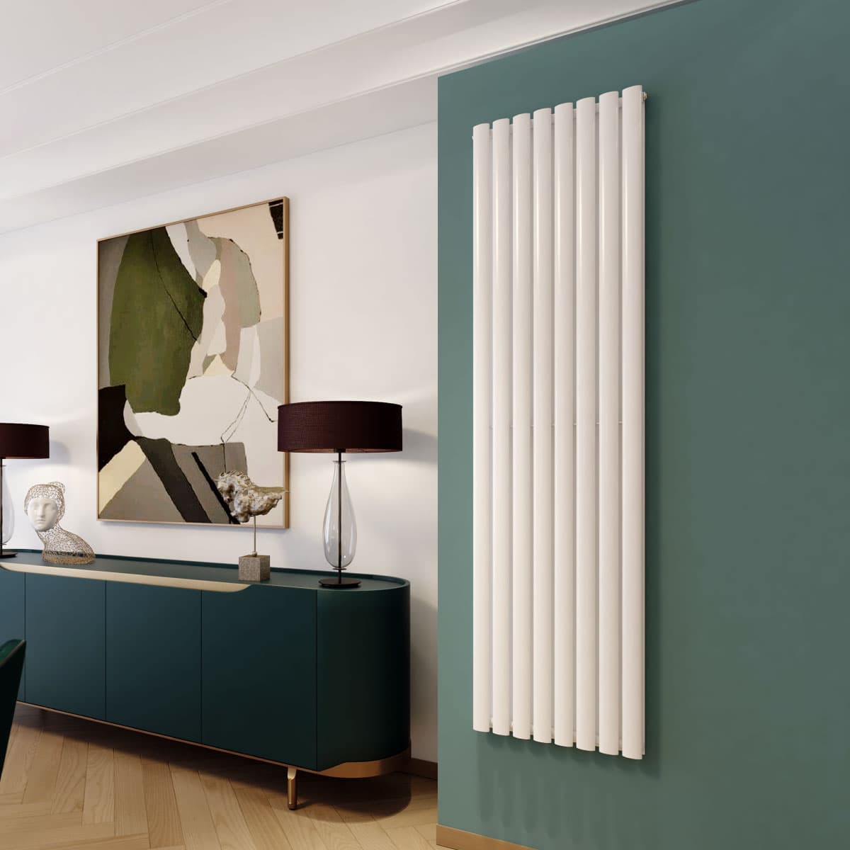 Radiatore Termoarredo di Design Mm 1800 x 600 INT.1760 10 Tubi Watt MAM - 2