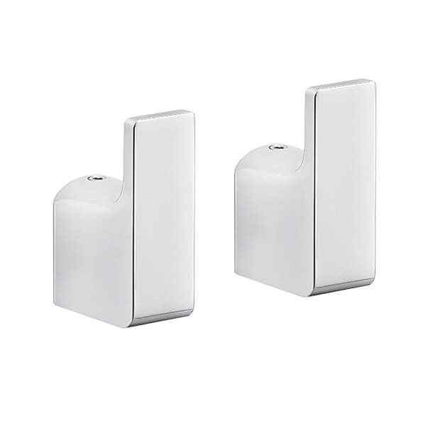 Appendino da Parete Ottone Cromato Dim. Cm (Lxpxh): 2 x 3,3 x 5,3 GDY - 2