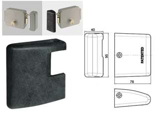 Bocchetta Intelligente per Elettroserrature Mano Destra (Y0A5CIV1000) Yale - 2