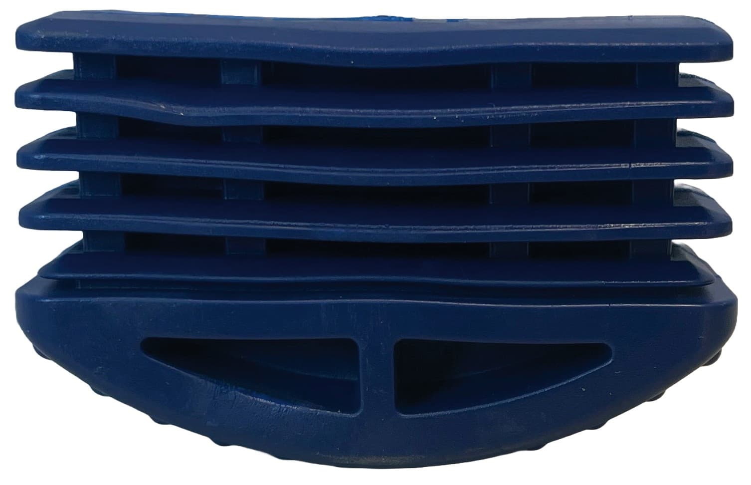 Piede Basso Alettato Maschio 24 x 60 Blu per Scala Stilo Semplice - 2