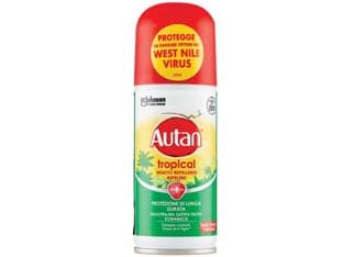 Autan Repellente Tropical Spray Secco 100 ml Autan 12 Pezzi - 2