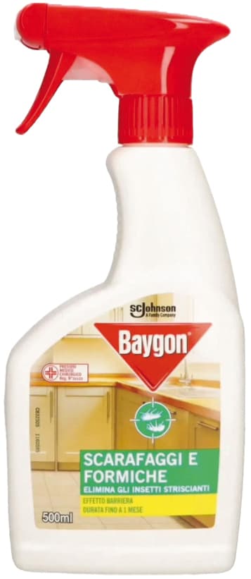 Insetticida Scarafaggi e Formiche ML.500 12 Pezzi Baygon - 2