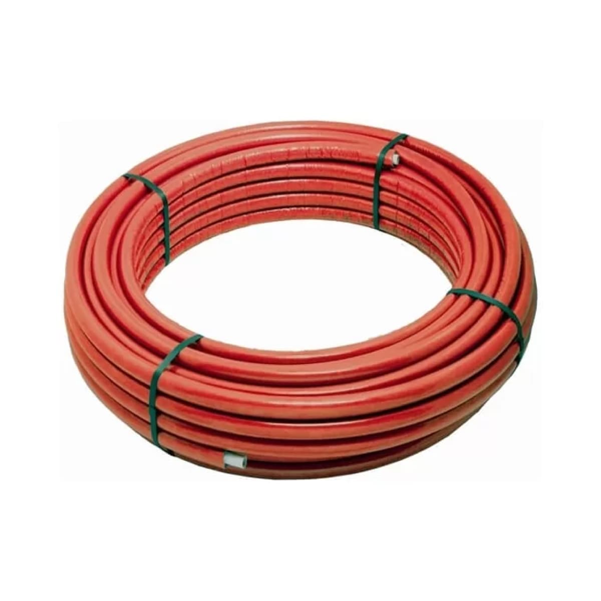 Tubo Multistrato Rivestito Rosso Strato Ø 20 x 2 Spess. Isolamento 6 mm STO - 2