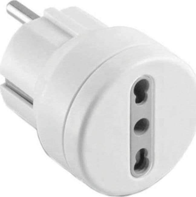 Presa Bipasso FIG.13 Adattatore Spina Schuko a Electraline 3PMARK 25 Pezzi - 2