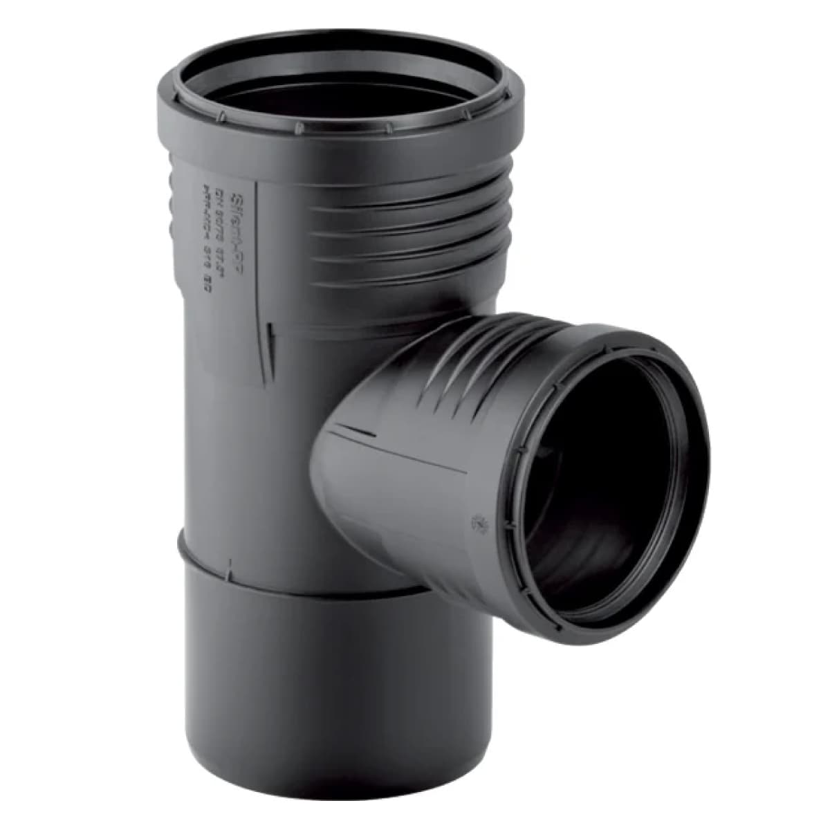 Braga Raccordo Scarico 87 ° PP Innesto Guarnizione Silent Ø 125 GBR - 2