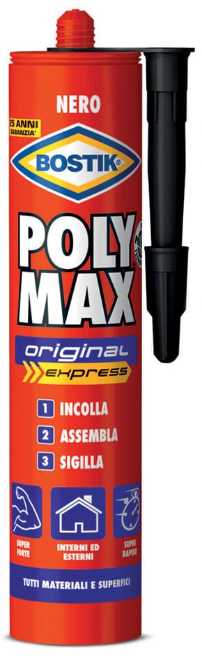Bostik Polymax Original 425 g Nero Cartuccia - 2