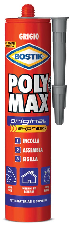 Bostik Polymax Original 425 g Grigio Cartuccia - 2