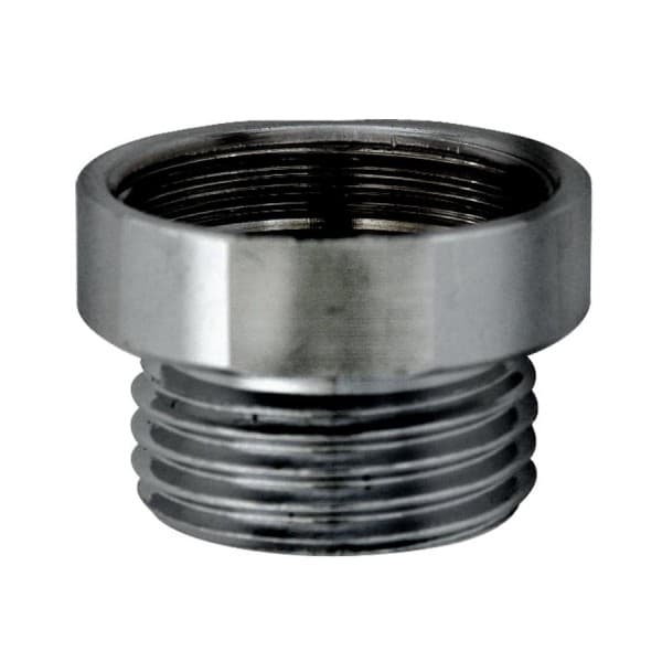 Raccordo Femmina Maschio in Ottone Cromato 22 x 1 ½ HID - 2