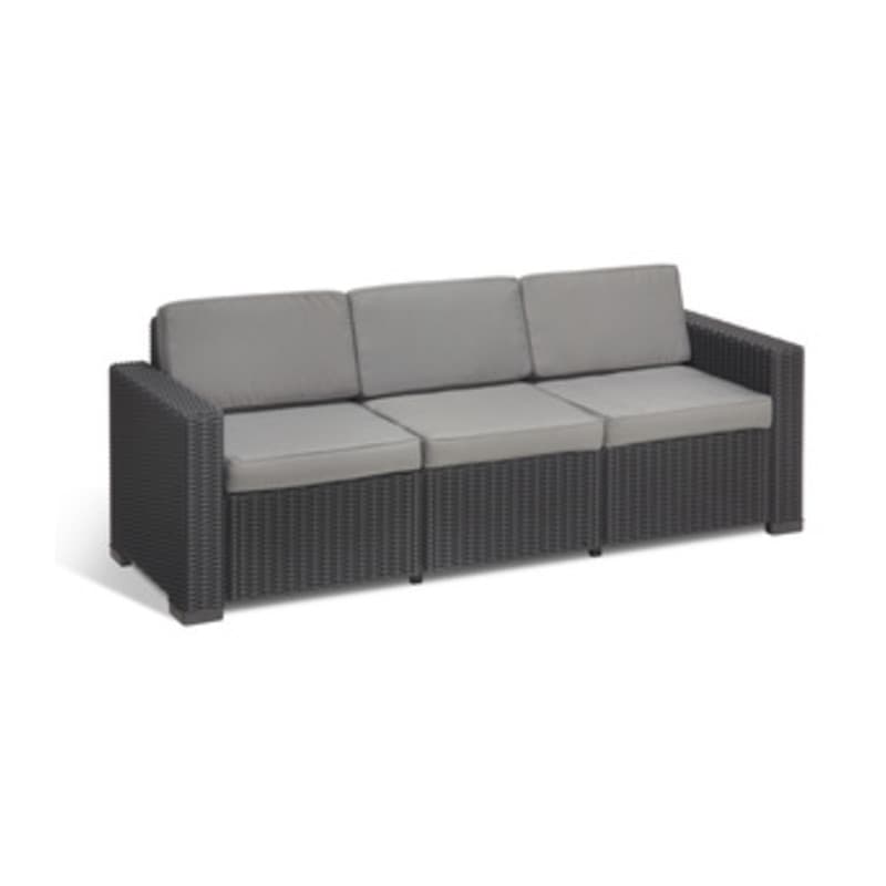 Allibert California Divano 3 P con Cuscini Graphite - 2