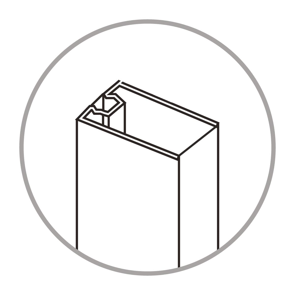Profilo per Box Doccia Cromato Modello Tina a Marchio Mobo 08 60 su 70 - 2