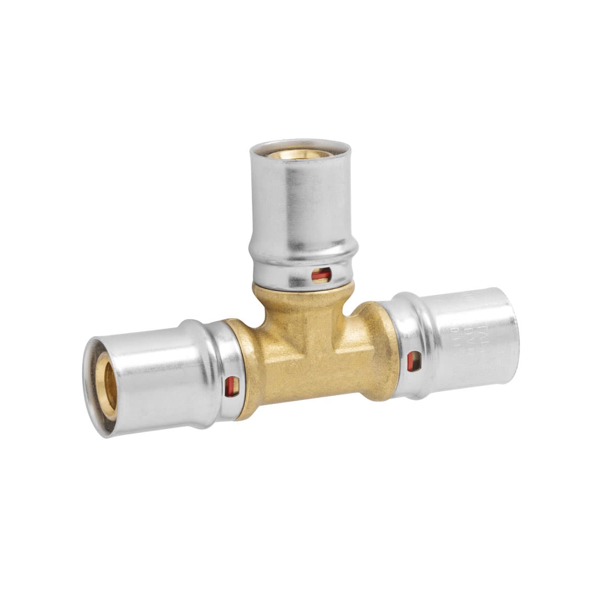 Raccordo Tee Intermedio Pressare per Tubo Ø 26 x 26 x 26 x 3 APE - 2