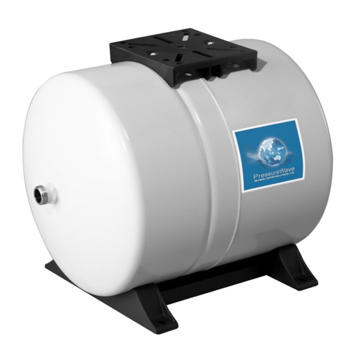 Idrosfera in Acciaio INOX Verniciata Orizzontale con Membrana Lt 80 1G GWS - 2