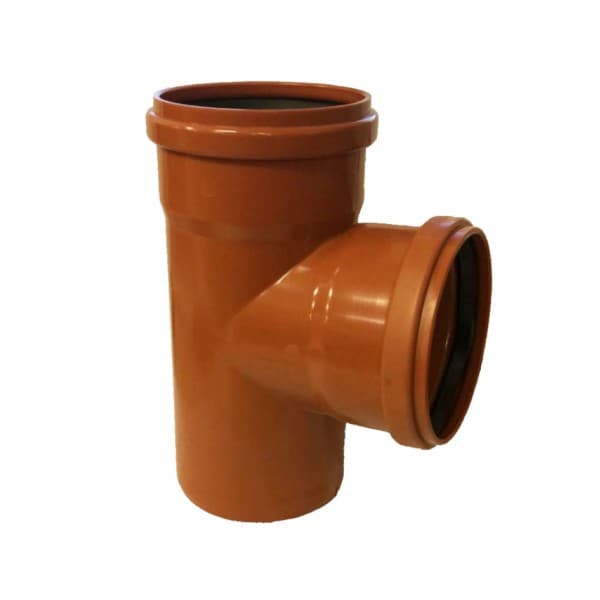 Braga Raccordo Scarico 87 ° ad Innesto in PVC Ø 100 Ral 8023 - 2