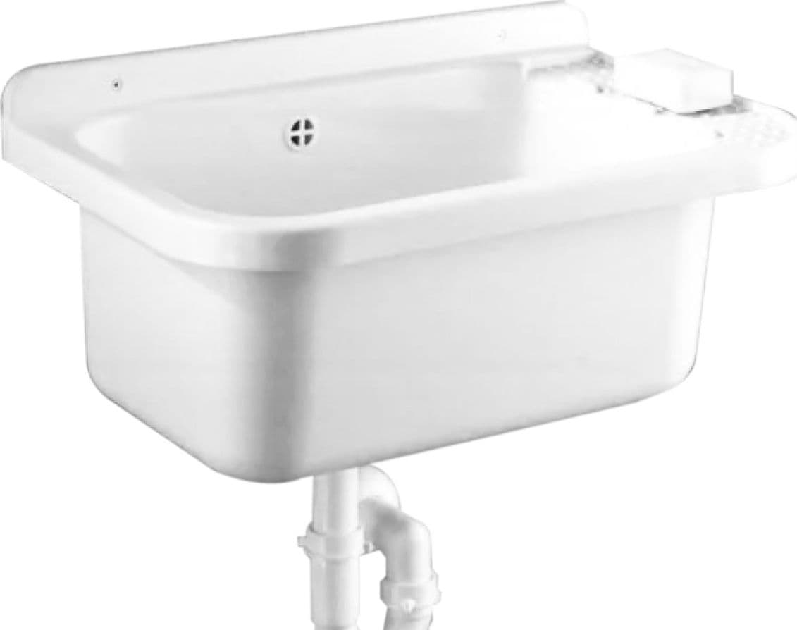 Pilozzo da Parete in Resina Bianco Cm 50 x 35 - 2