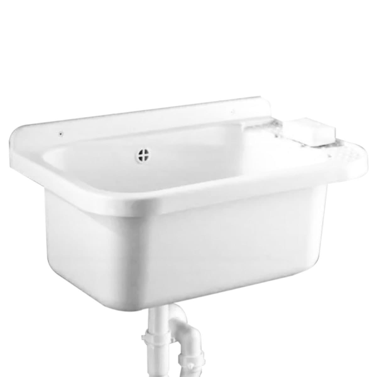Pilozzo da Parete in Resina Bianco Cm 50 x 35 - 2