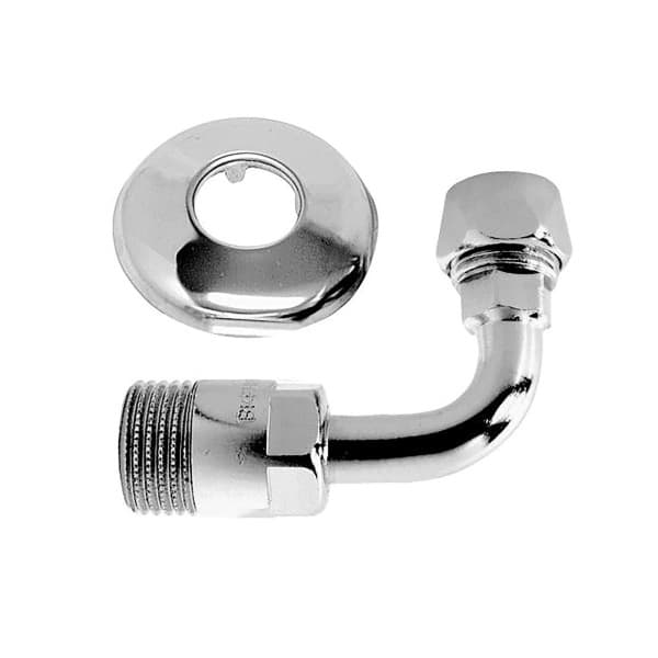 Curvetta Sottolavabo Ottone Cromato 90 ° M.½ Confezione Composta da 2 Pezzi - 2