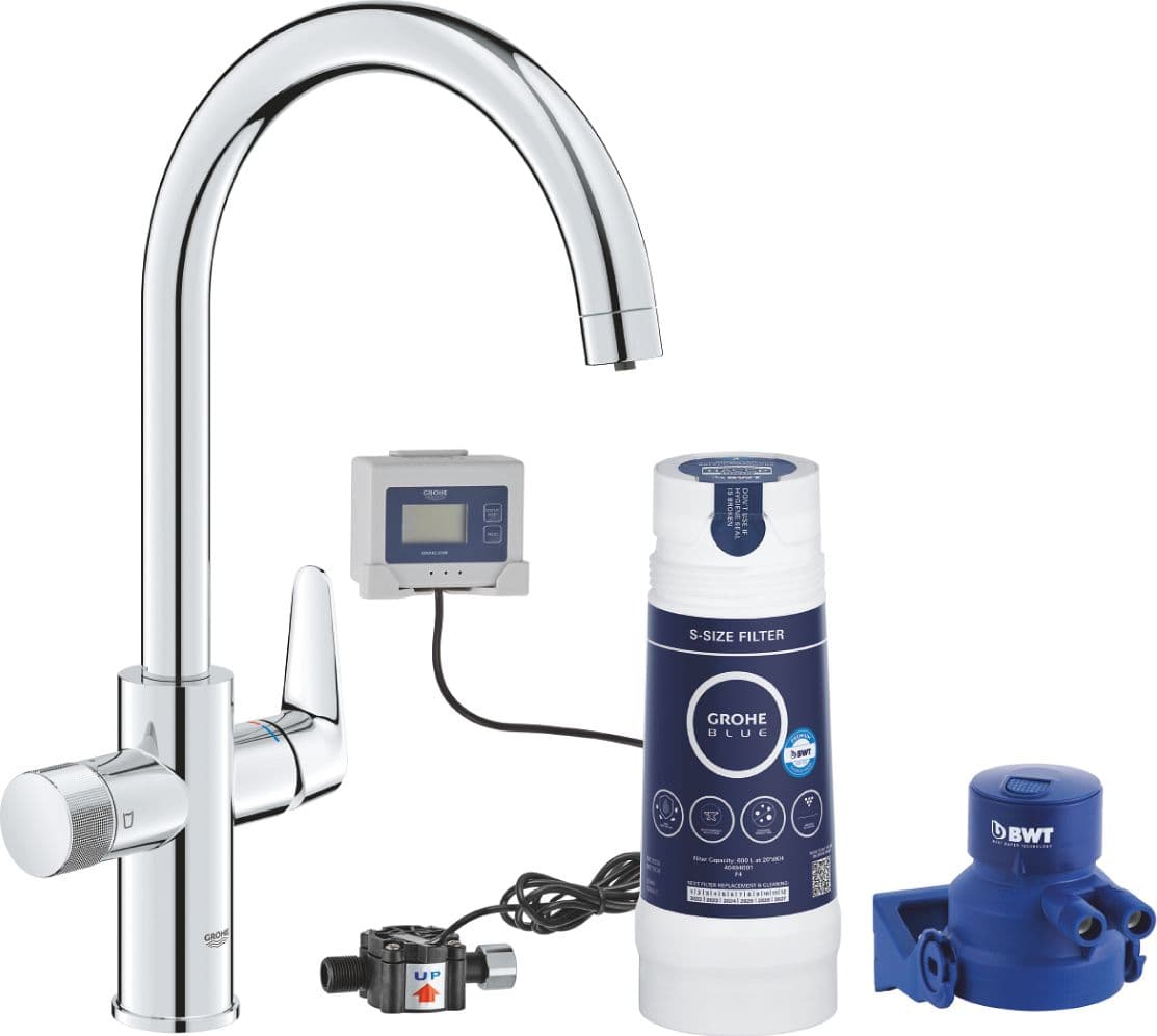 Rubinetto Miscelatore Monocomando 2 in 1 per Lavello Blue Pure 3/8 GRO - 2