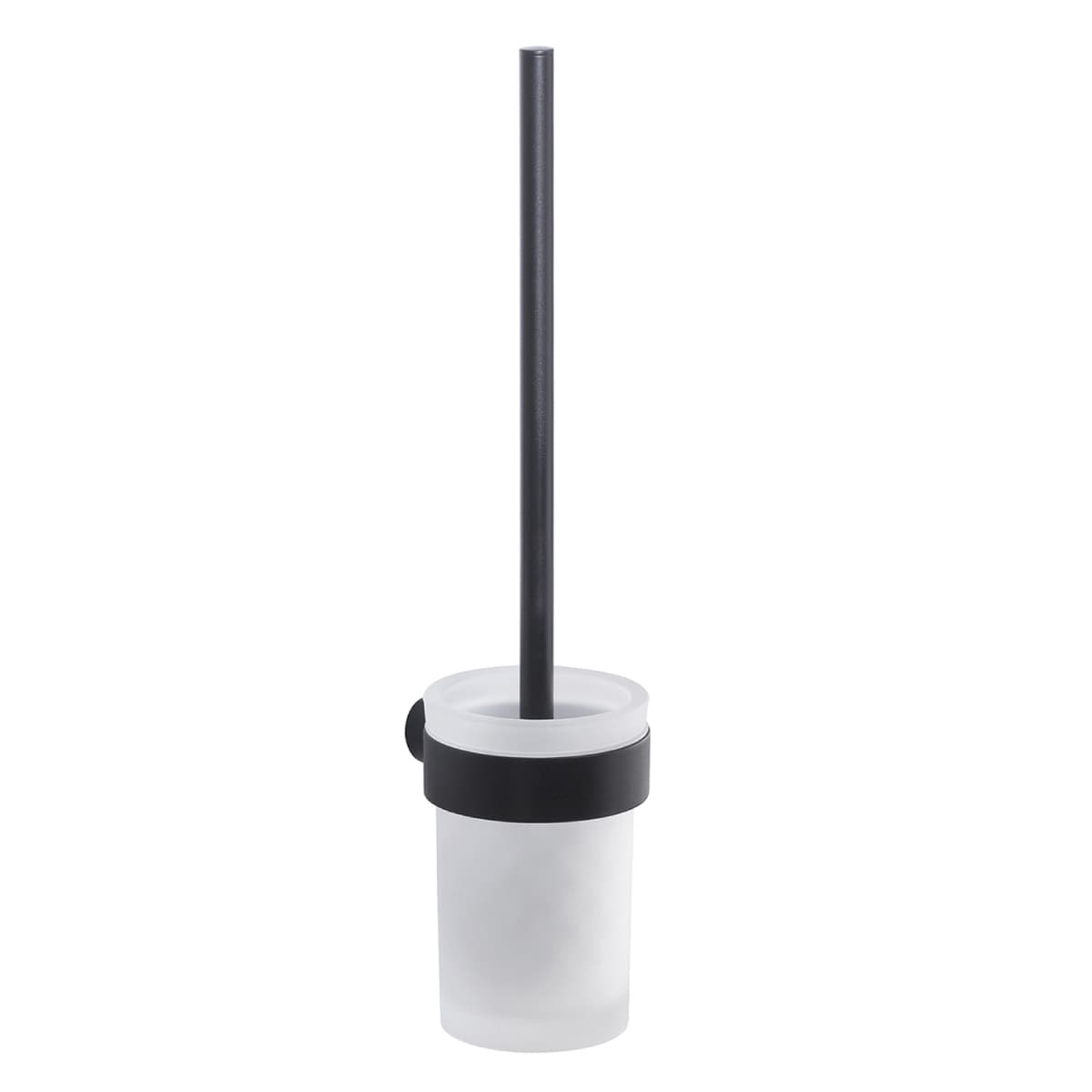 Porta Scopino WC da Parete in Ottone Dim. Cm (Lxpxh): 8,4 x 10,4 x 37 GDY - 2