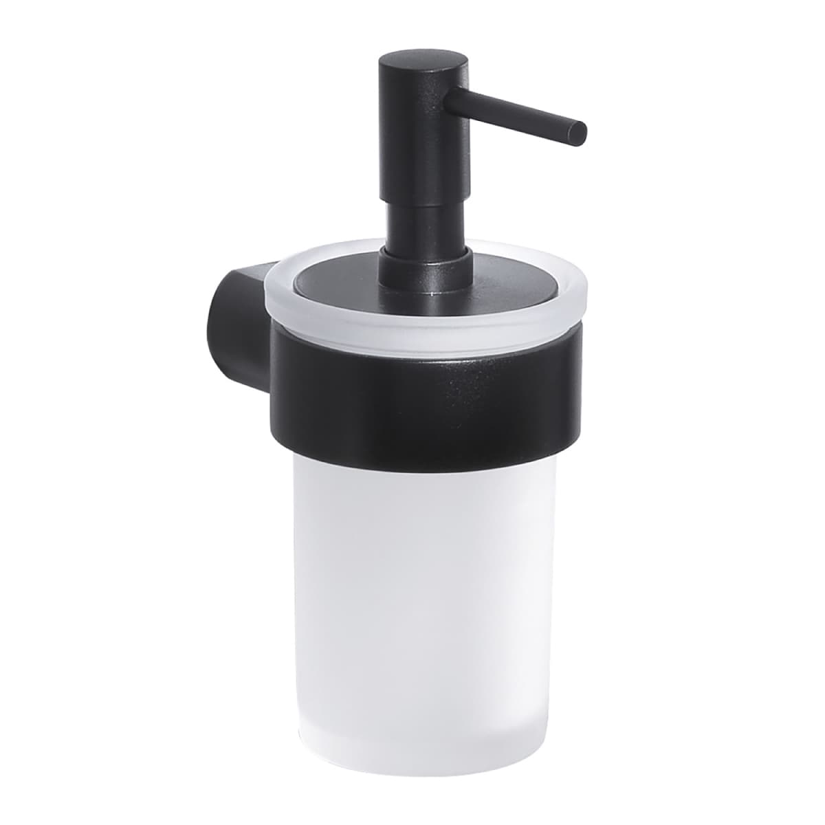 Dosa Sapone da Parete in Ottone Nero Dim. Cm (Lxpxh): 6,9 x 9,1 x 15,4 GDY - 2
