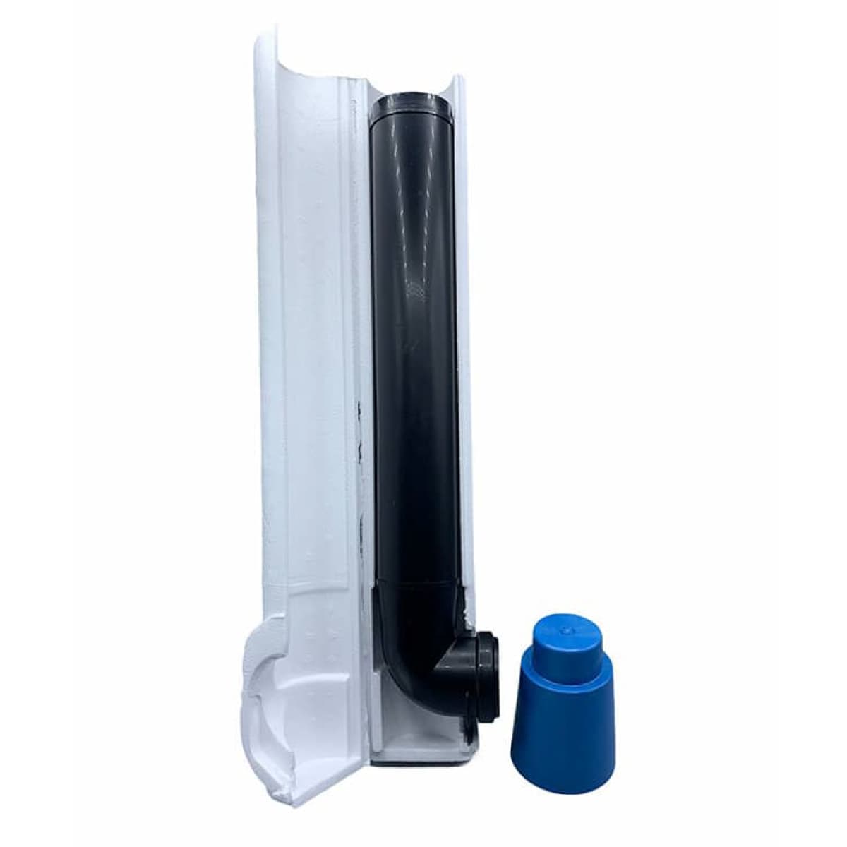 Kit Tubo di Risciacquo per Cassetta Incasso Tropea S Ø 56 mm 375 mm VIL - 2