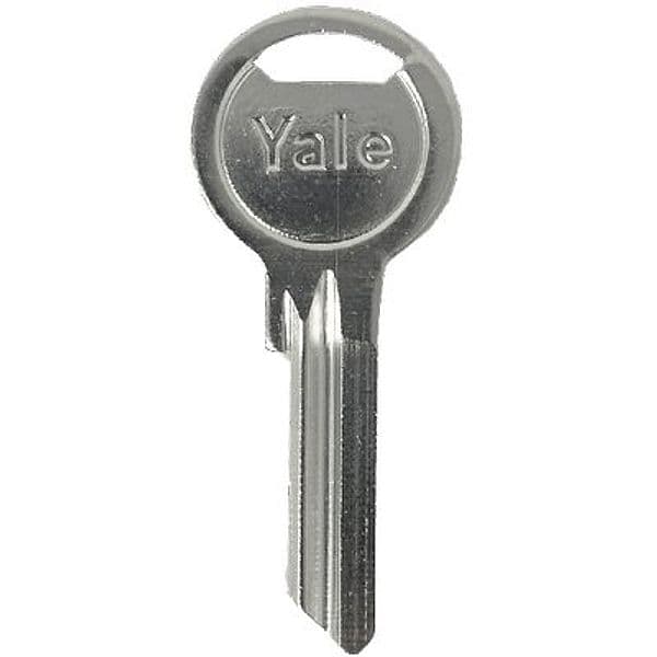 Chiave Piatta Yale Y0101 Originale Ottone Nichelato 10 Pezzi - 2