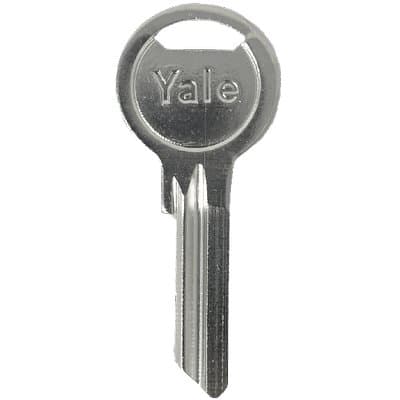 Chiave Piatta Yale Y0101 Originale Ottone Nichelato 10 Pezzi - 2