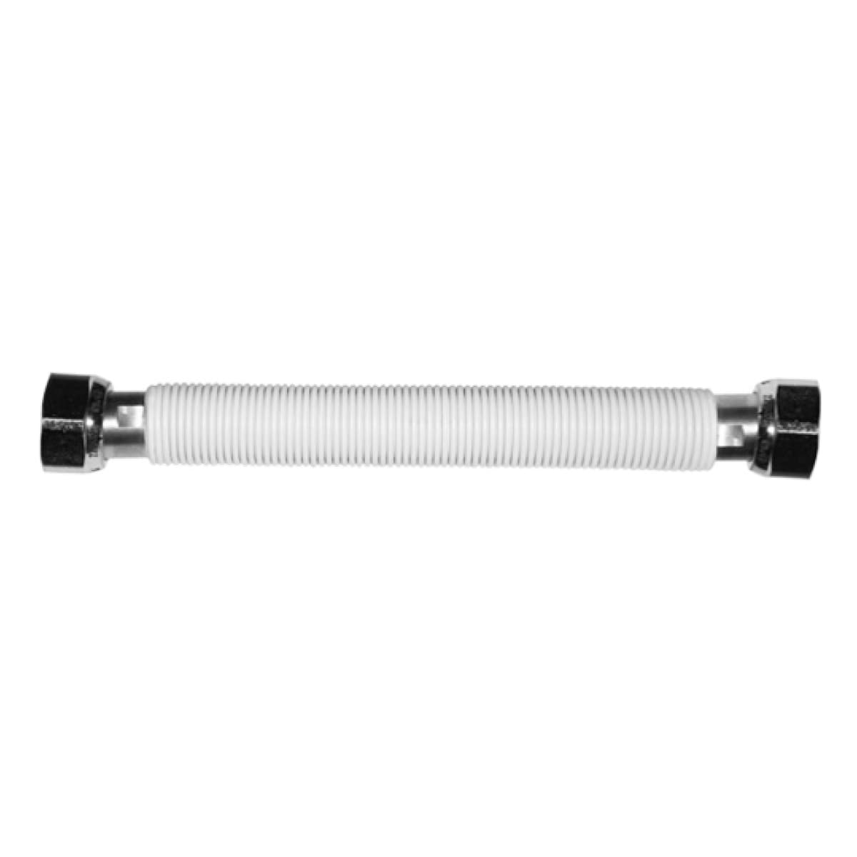 Tubo Flessibile in Acciaio Rivestito Doppia Femmina ½ 220 a 420 mm FLA - 2