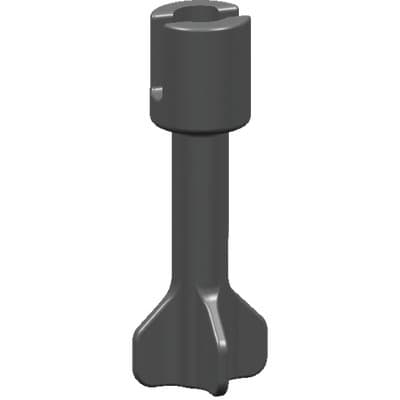Chiave Cerniera Sedile WC Universale Nero Plt 6 Pezzi - 2