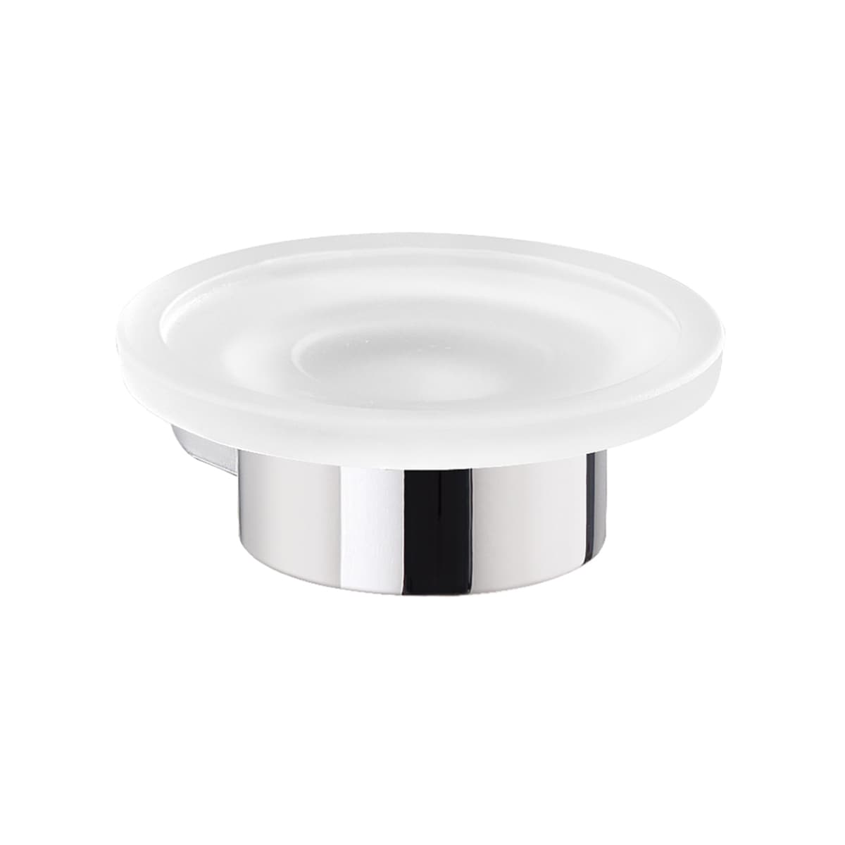 Porta Sapone da Parete Ottone Cromato Dim. Cm (Lxpxh): 11 x 11 x 4 GDY - 2
