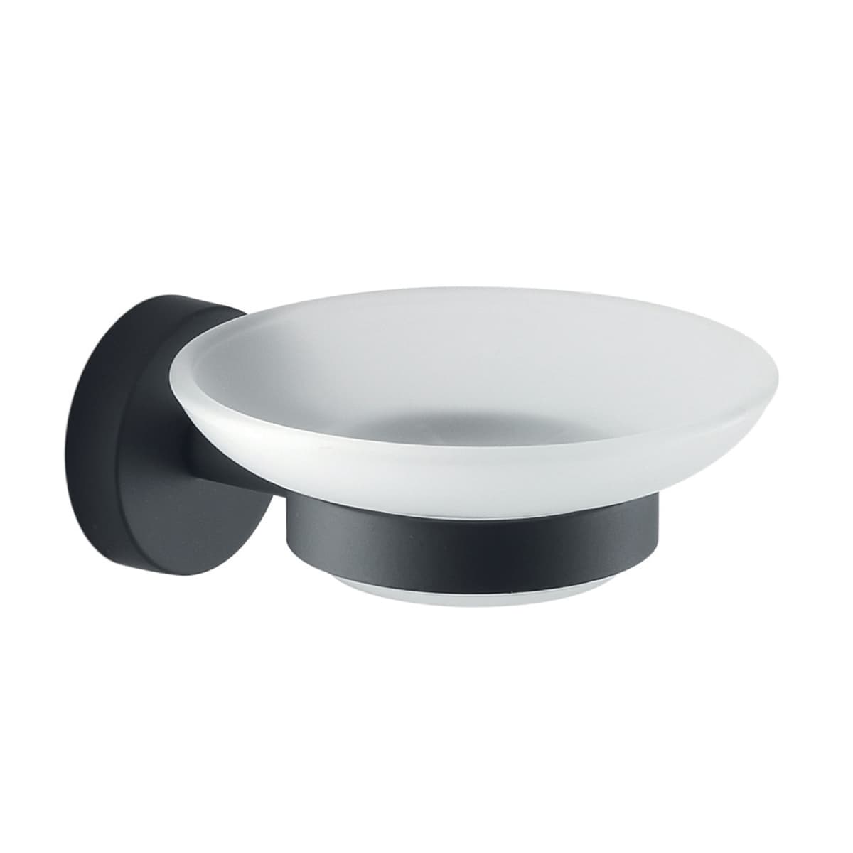 Porta Sapone da Parete in Acciaio Dim. Cm (Lxpxh): 10,8 x 12,5 x 5,6 GDY - 2