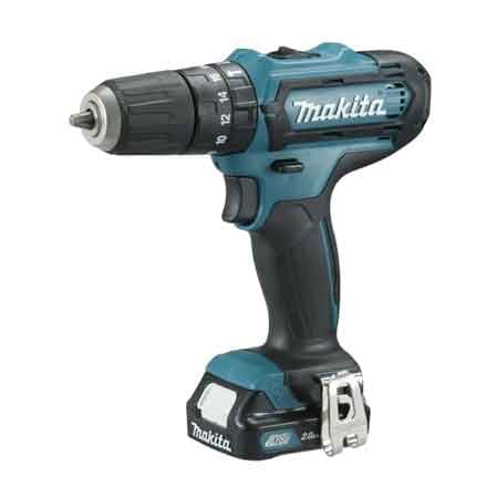 Trapano Avvitatore con Percussione a Batteria HP333DSAJ Makita 12V 2,0AH - 2