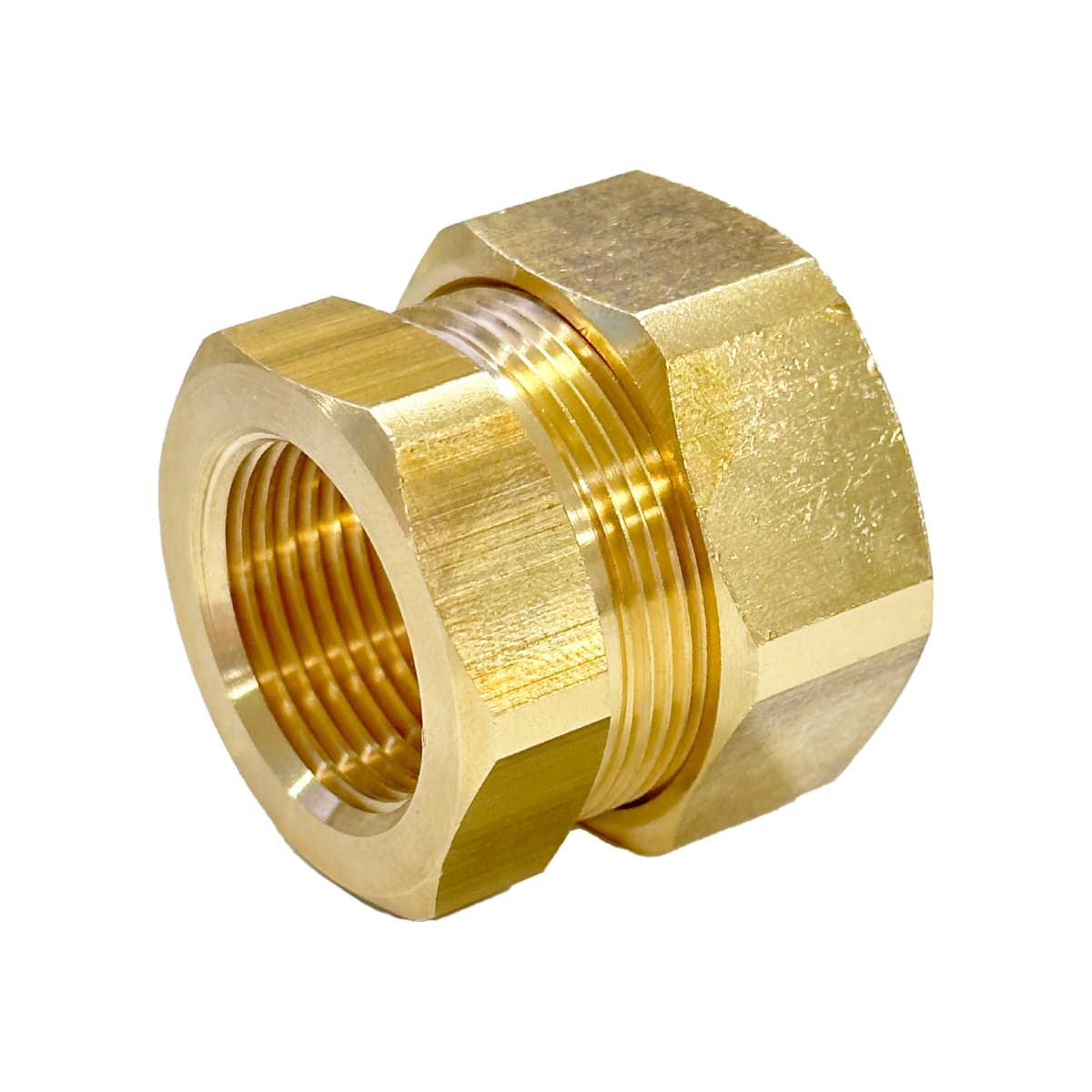 Raccordo Autocartellante in Ottone Filettato Femmina DN 20 x ¾ ZEL - 2