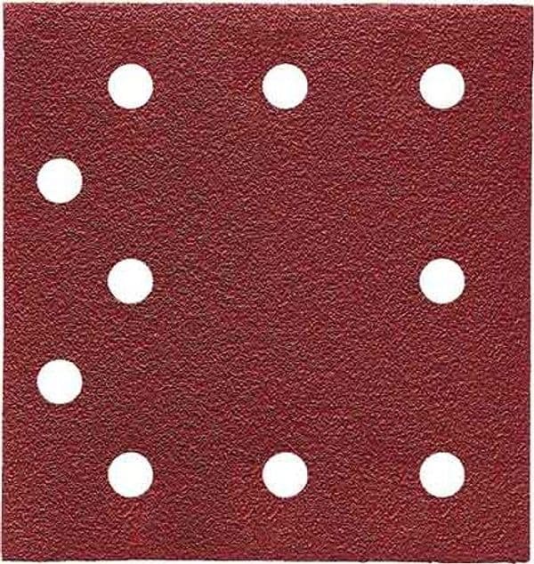 Carta Abrasiva con Velcro Aeg Grana 80 Aeg Powertools 10 Pezzi